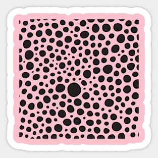 Monochrome Circles Pattern Sticker